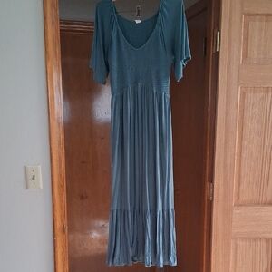 Kate Quinn Teal Maxi Dress